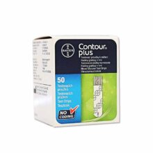 نوار تست قند خون بایر Contour Plus بسته 50 عددی