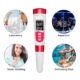 تستر پی اچ متر (pH meter) قلمی ۴ کاره آب مدل PH-300