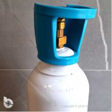 کپسول اکسیژن 10 لیتری کلاهک‌دار و دسته‌دار وکتو