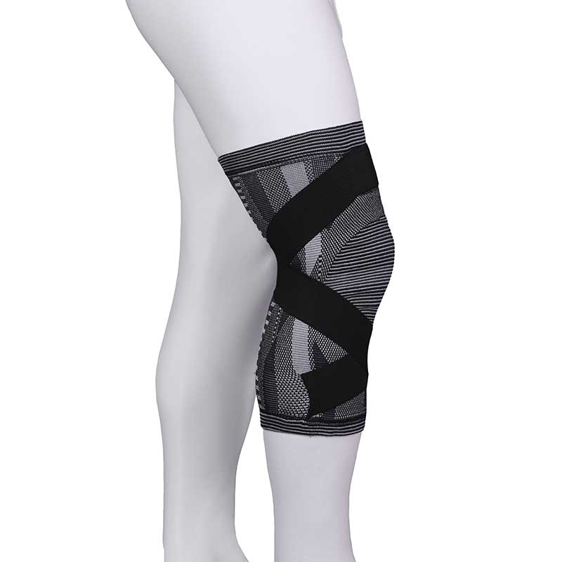 Hoosh-Darman-Double-Rubber-Jacquard-Knee-Brace-–-Model-4019-1 زانوبند ژاکارد با کش دوبل هوش درمان کد 4019