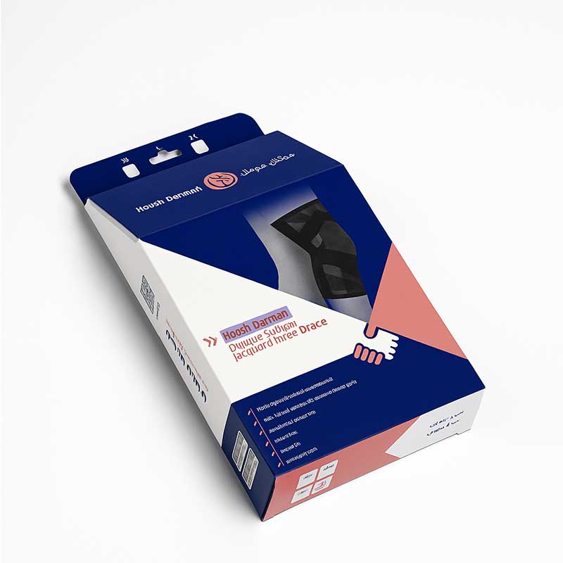 زانوبند ژاکارد با کش دوبل هوش درمان کد 4019