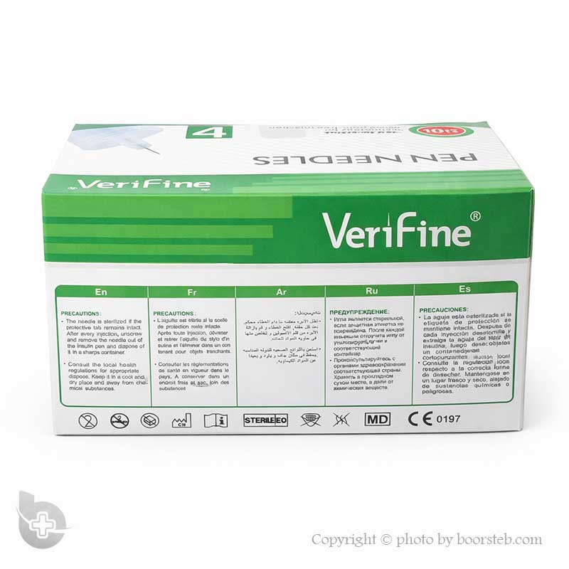 سرسوزن قلم انسولین وری‌فاین شماره ۴