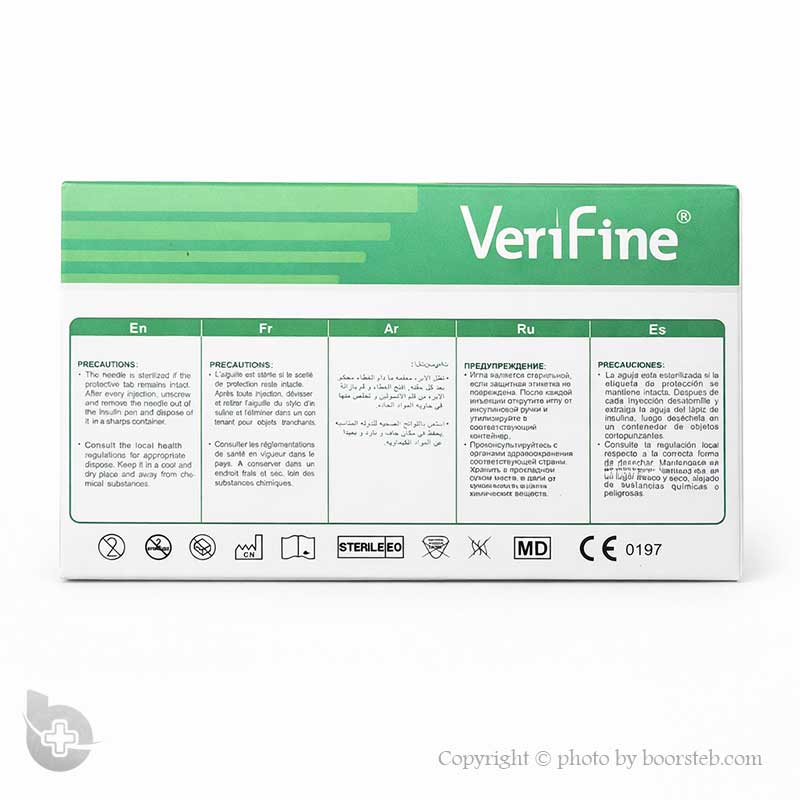 سرسوزن قلم انسولین وری‌فاین شماره ۴