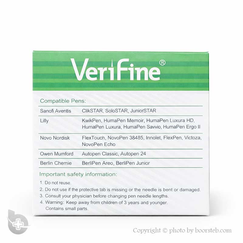 سرسوزن قلم انسولین وری‌فاین شماره ۴