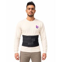 کمربند طبی آتل‌دار با کش دوبل هوش درمان کد 3024