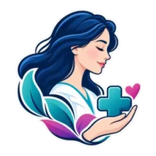 استیکر شفاف دسته سلامت بانوان