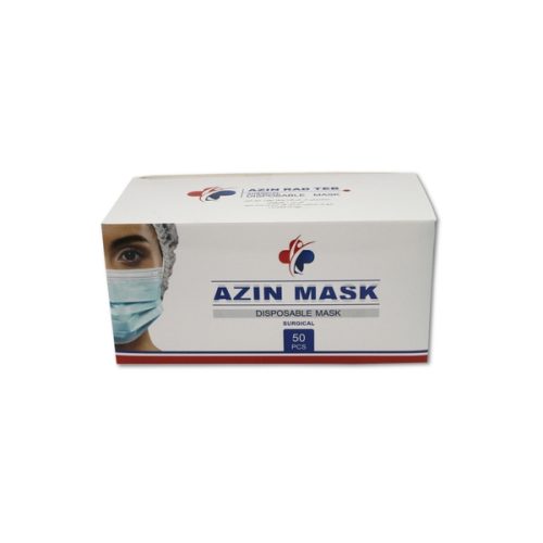 ماسک یکبار مصرف سه لایه آذین