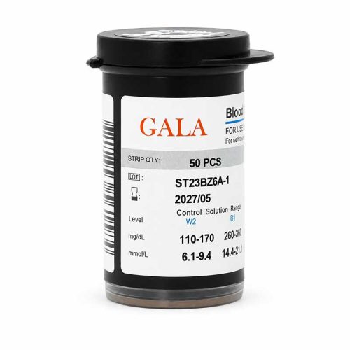 نوار تست قند خون گالا (GALA) بسته ۵۰ عددی