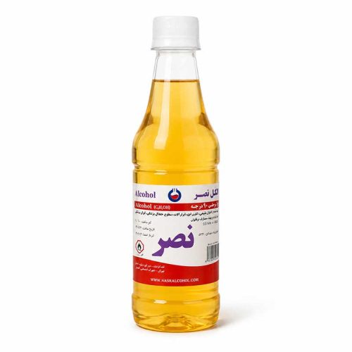 الکل صنعتی ۹۰ درجه نصر حجم ۶۰۰ میلی‌لیتر